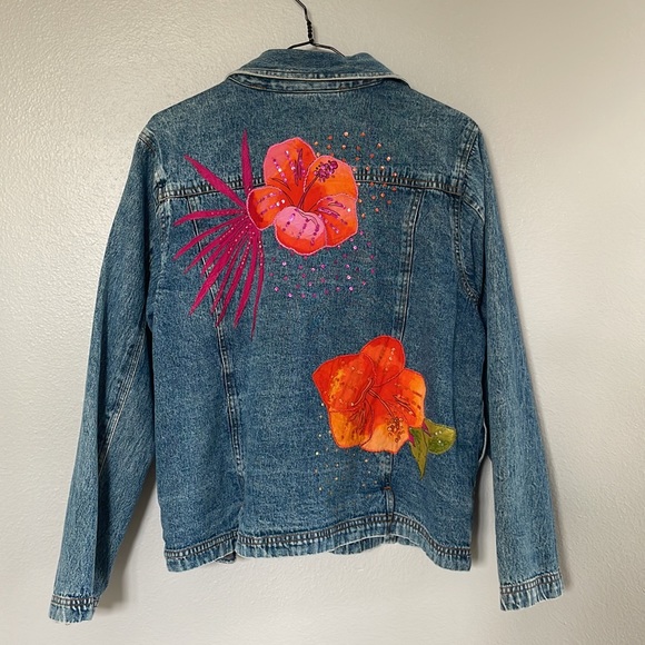 Floral West End Denim Jacket - Picture 4 of 4